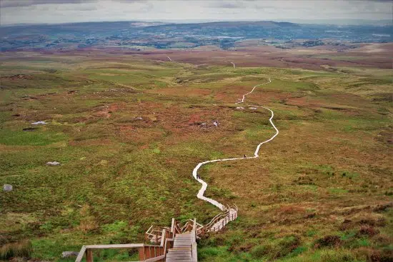 Enniskillen's walking trails Cuilcagh boardwalk