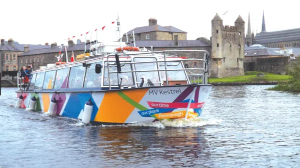 Erne Kestrel boat trip of Enniskillen's waterways