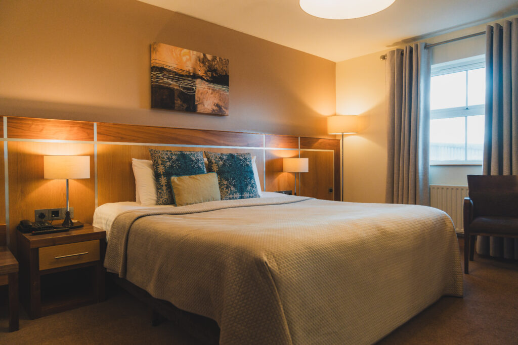 Deluxe guest bedroom at The Westville Hotel in Enniskillen