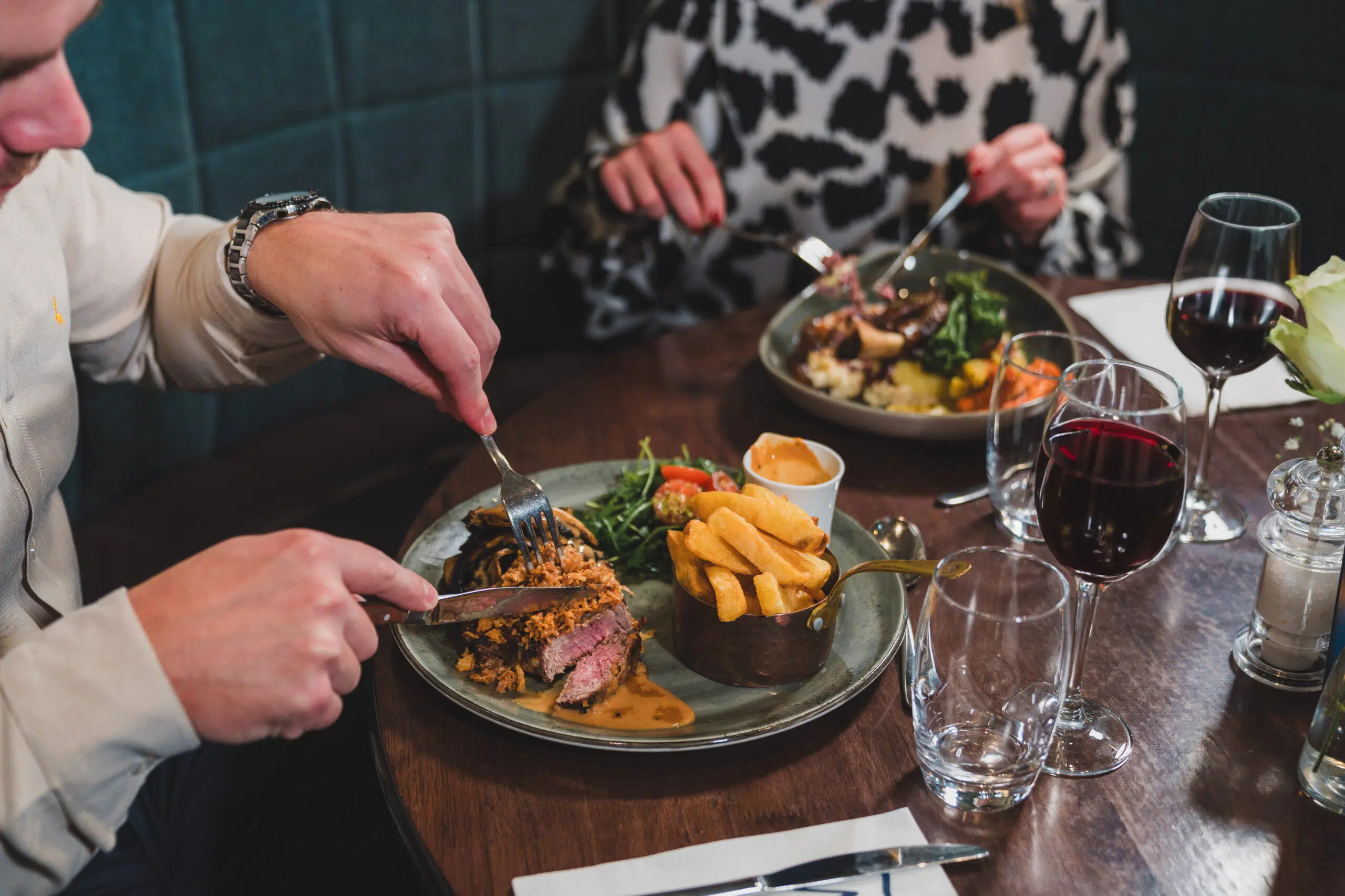 Indulge in a delicious meal at The Westville Hotel, Enniskillen