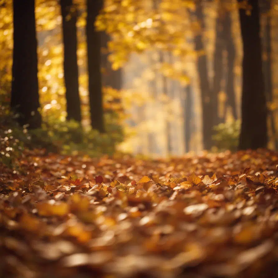 Autumn leaves in forest Autumn escapes in Enniskillen