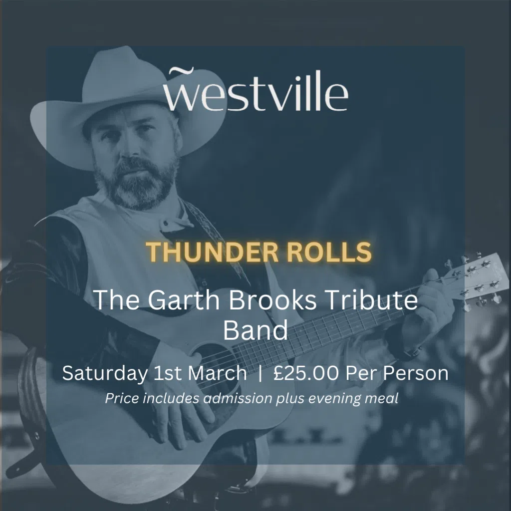 Thunder Rolls Garth Brooks tribute band live at the Westville Hotel