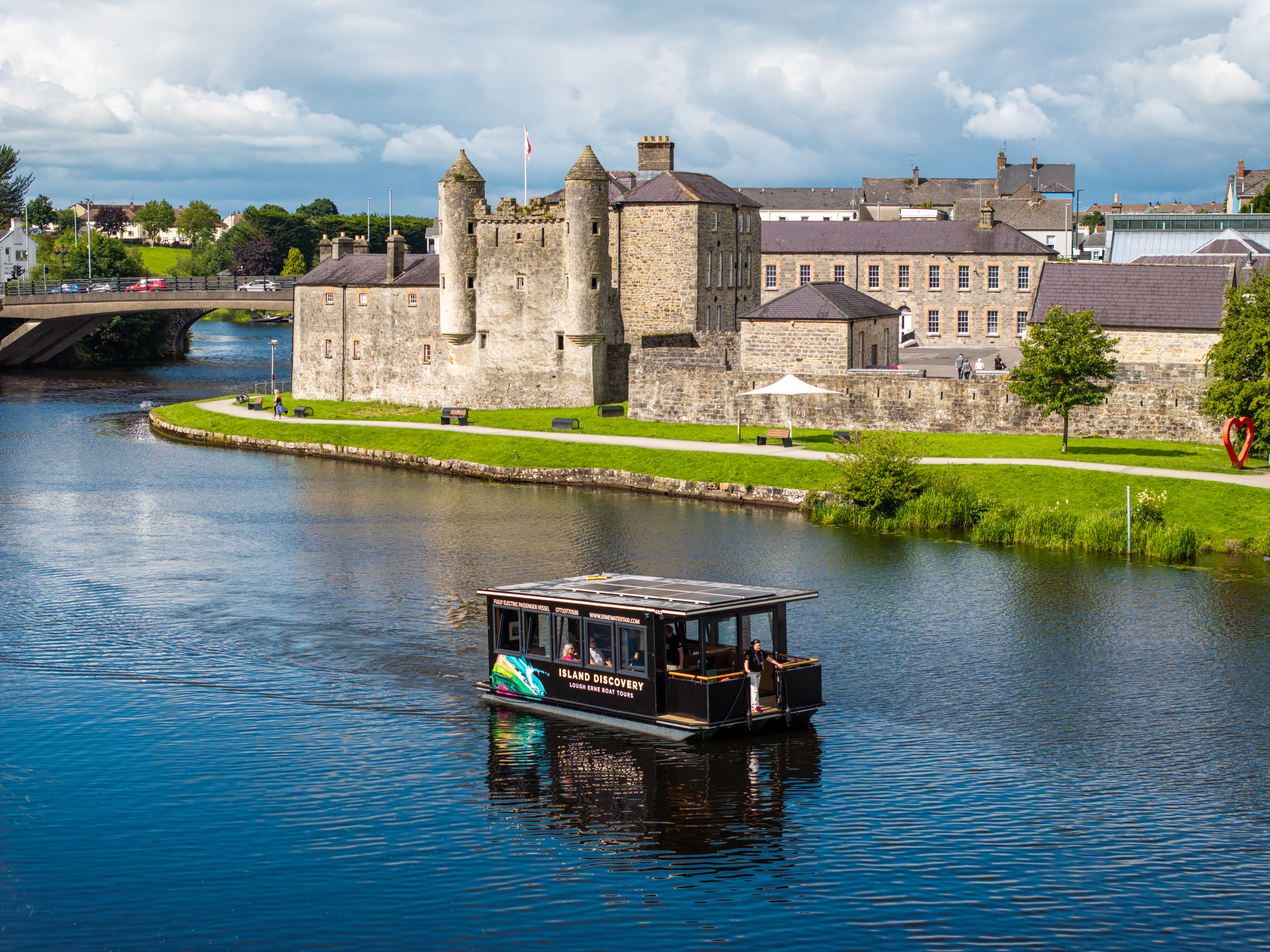 View of Enniskillen Castle and Enniskillen's water ways