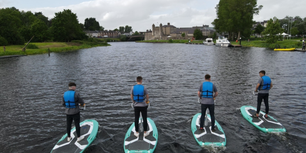 Active breaks in Enniskillen water sports on lough erne with stunning views of Enniskillen Castle