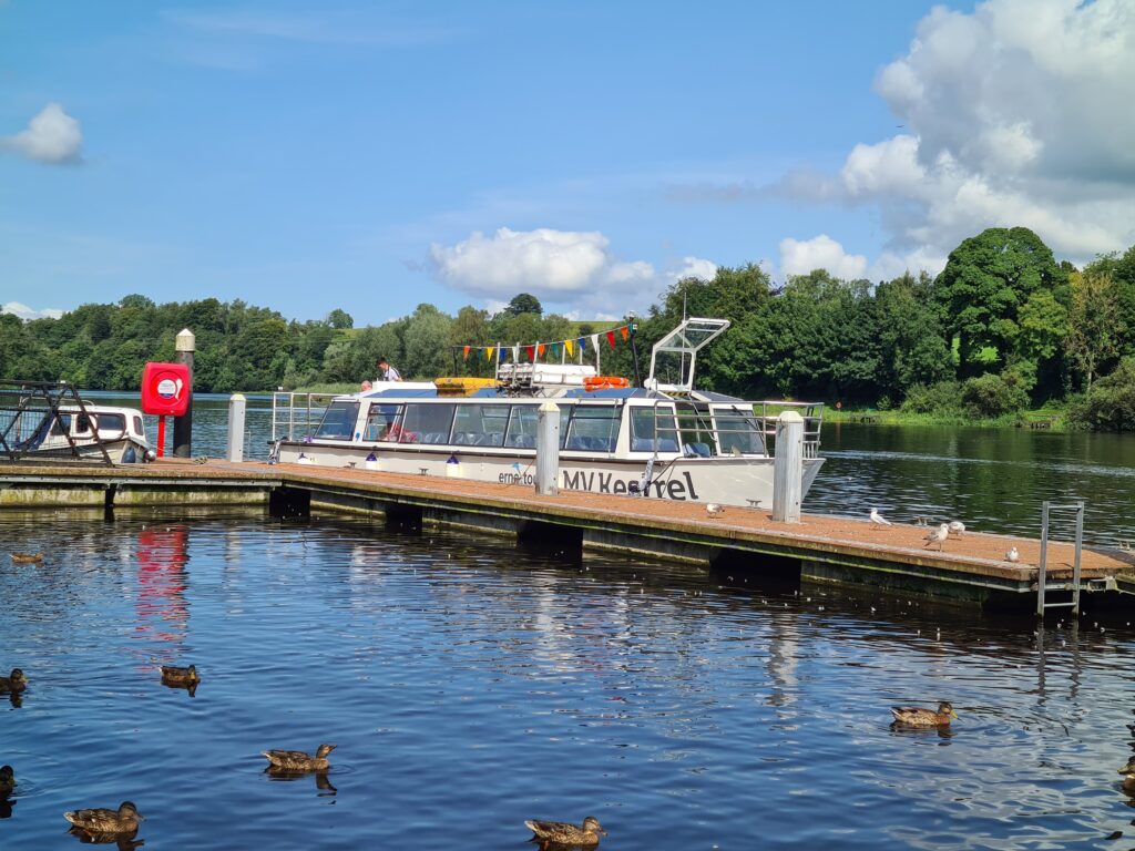 MV Kestrel boat trip on Lough Erne