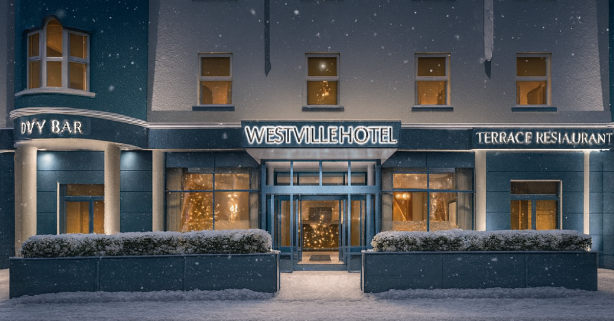 Westville Hotel exterior winter