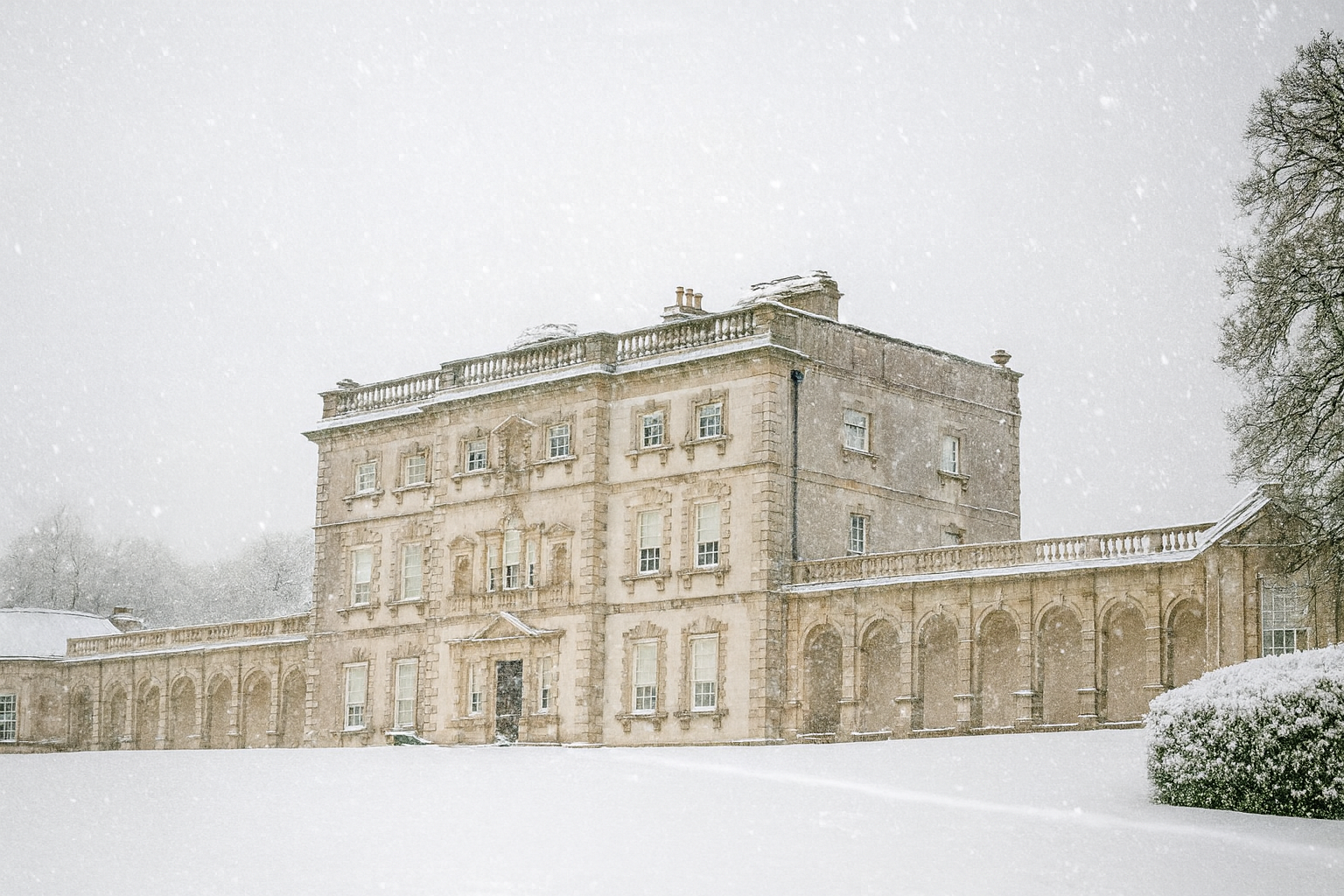 Florence Court in winter
