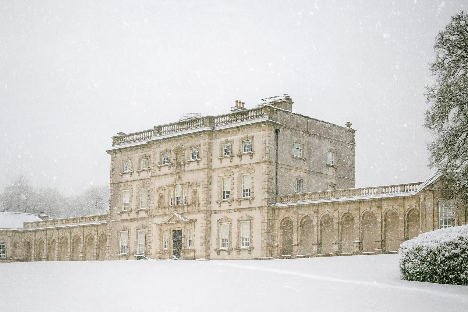 Florence Court in winter