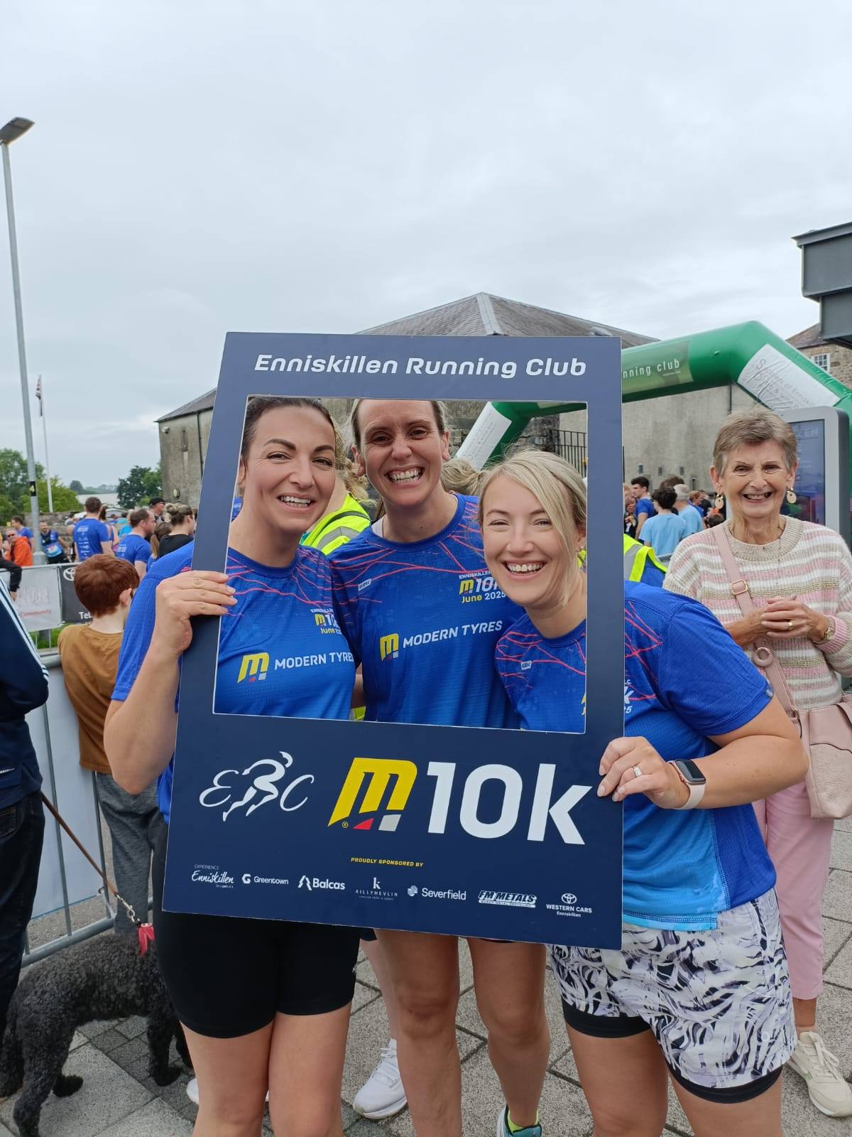 Enniskillen 10K – Participants at Finish Line Photo Frame