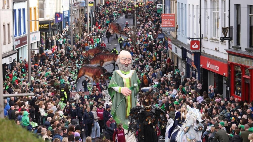 St. Patrick's Day parade in Enniskillen