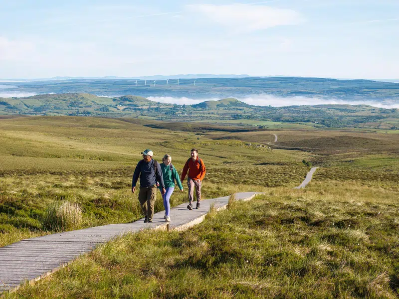Enjoy a scenic walk at Cuilcagh Boardwalk Stairway to Heaven Fermanagh