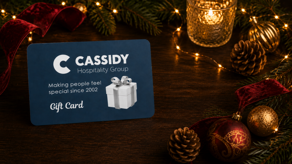 Cassidy Hospitality Group Gift Voucher - experience gifts Enniskillen